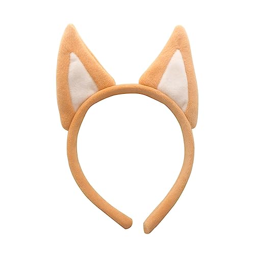 Süßes Hundeohr-Stirnband für Damen, Studenten, Cosplay, Anime-Charakter, Haarband, Hundeohr-Stirnbänder, Plüsch, Weihnachts-Haarreifen für Damen, schöne Cartoon-Tiere, ohrförmig, dekorativer von Miaelle