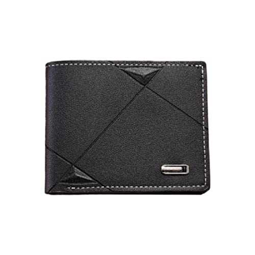 Vintage Herren-Geldbörse, Bifold Visitenkarte, Münzgeldbörse, PU, Kleingeldfach, Kartenhalter, tragbar, Reisekarten, Organizer, Kartenhalter für Damen von Miaelle