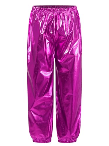 Miaeowve Metallic Hose Kinder Mädchen Glänzend Leggings High Waist Sporthose Einfarbig Yogahose Locker Slim Fit Sportswear Hot Pink 146-152 Miaeowve Metallic Hose Kinder Mädchen Glänzend Leggings High Waist Sporthose Einfarbig Yogahose Locker Slim Fit Sportswear Hot Pink 146-152 von Miaeowve