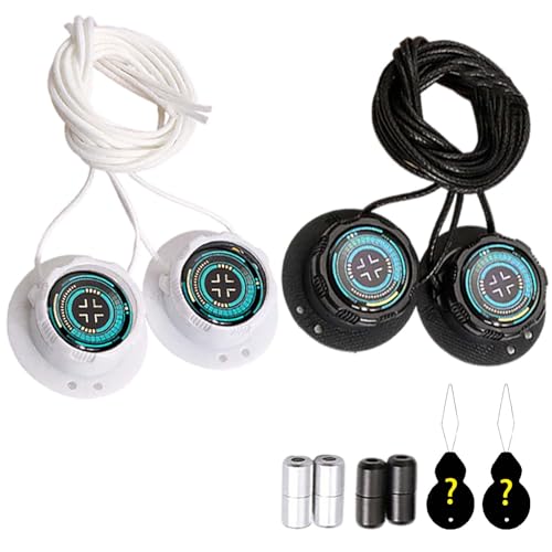 Miaherry 2 Paar Automatische Drehverschluss Schnürsenkel Ohne Binden Schnellverschluss Keine Installation erforderlich Drehverschluss Schnürsenkel für Kinder Erwachsene Sportschuhe Arbeitsschuhe von Miaherry