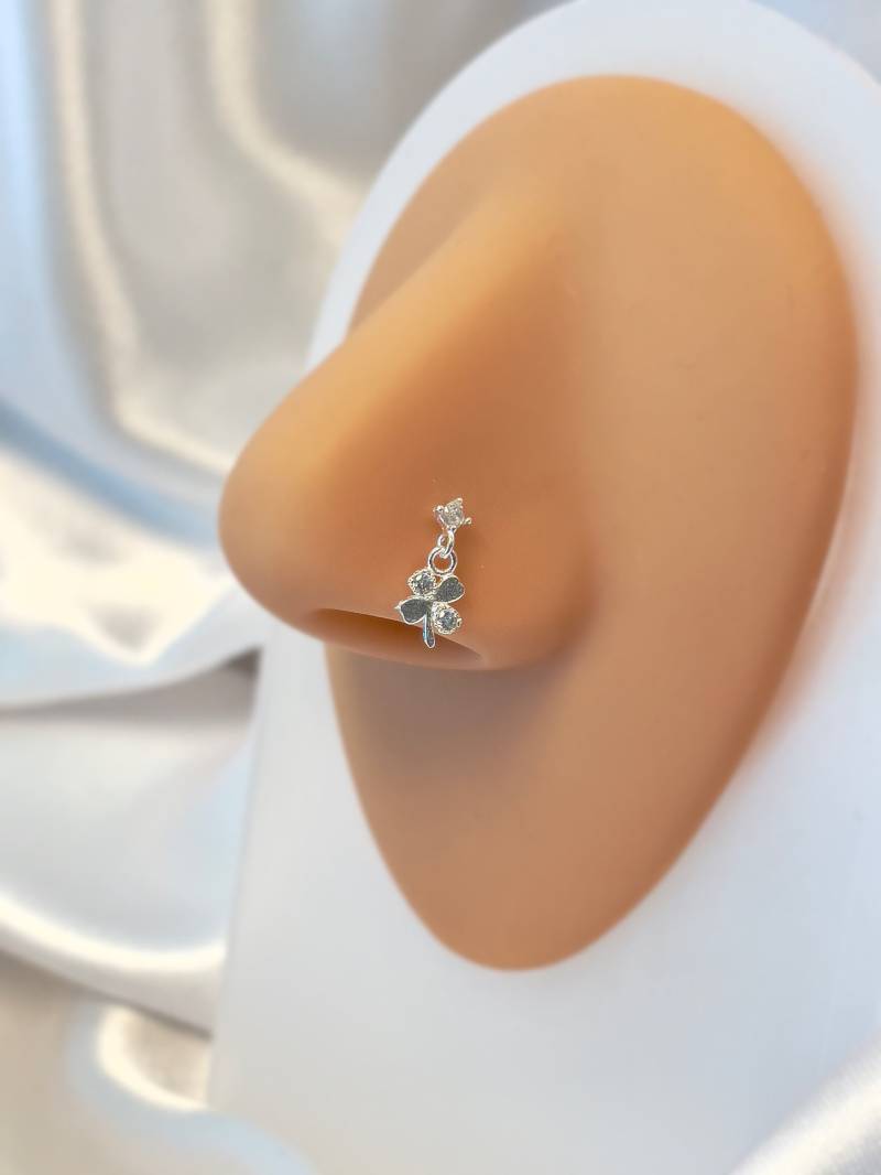 Sterling Silber Nasenstecker | Nasenpiercing Klein Nose Stud Stecker Gold 925 Mini von Miajuwelier