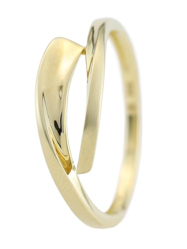 Miamar Damen Ring 14 Karat (585) Gelbgold Gold 54 (17.2) 1167136 von Miamar