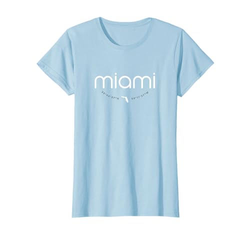 Miami Damen T-Shirt Florida T-Shirt von Miami FL Girl
