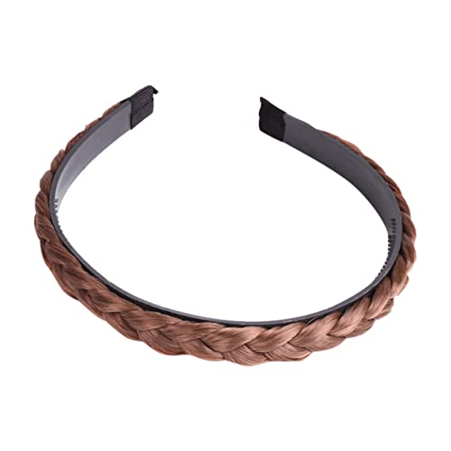 1,5 cm breite Perücke mit Zähnen Braid Fashion Braid Hair Hoop Braid Haarschmuck Haarschmuck Haarschmuck Haarspangen Damen Dünnes Haar Vintage von MianYaLi