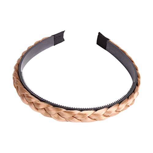 1,5 cm breite Perücke mit Zähnen Braid Fashion Braid Hair Hoop Braid Haarschmuck Haarschmuck Haarschmuck Haarspangen Damen Dünnes Haar Vintage von MianYaLi