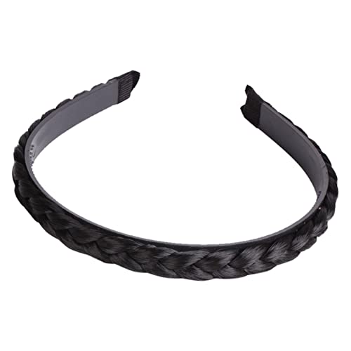 1,5 cm breite Perücke mit Zähnen Braid Fashion Braid Hair Hoop Braid Haarschmuck Haarschmuck Haarschmuck Haarspangen Damen Dünnes Haar Vintage von MianYaLi