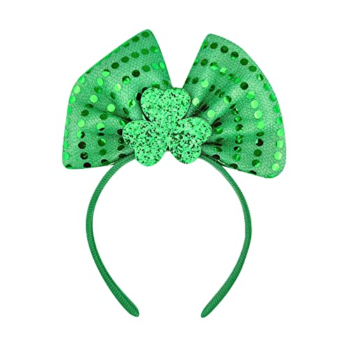 1 PCS St. Patricks Day Green Headband Shamrocks Clovers Head Boppers Leprechaun Top Hat Eule Schmuck von MianYaLi