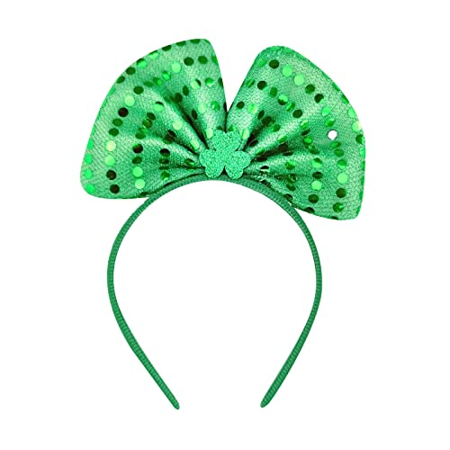 1 PCS St. Patricks Day Green Headband Shamrocks Clovers Head Boppers Leprechaun Top Hat Eule Schmuck von MianYaLi
