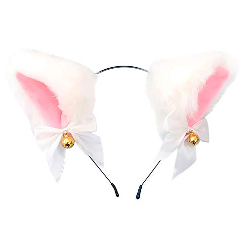 Cosplay Party Girl Girl Cat Cam Ohren Zubehör Prop für Headwear Furry Hair Clip Haarspangen Dutt von MianYaLi