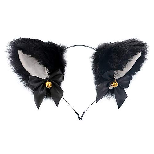 Cosplay Party Girl Girl Cat Cam Ohren Zubehör Prop für Headwear Furry Hair Clip Haarspangen Dutt von MianYaLi