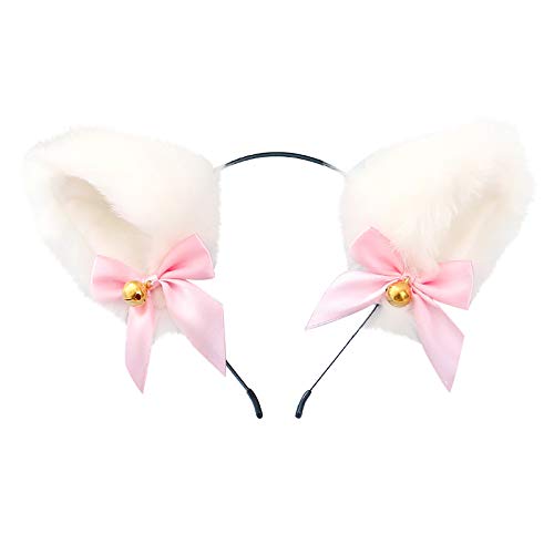 Cosplay Party Girl Girl Cat Cam Ohren Zubehör Prop für Headwear Furry Hair Clip Haarspangen Dutt von MianYaLi