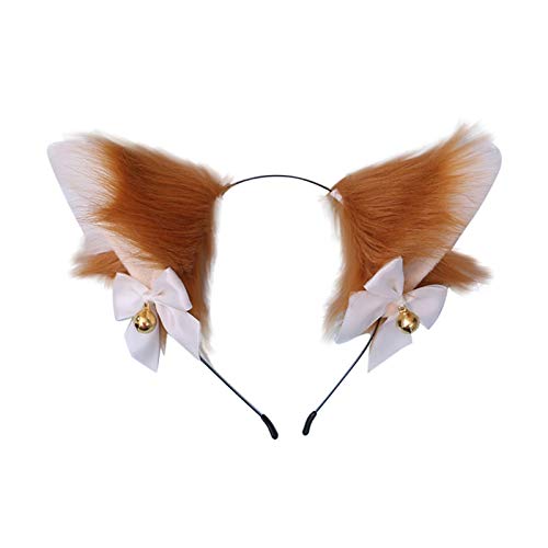 Cosplay Party Girl Girl Cat Cam Ohren Zubehör Prop für Headwear Furry Hair Clip Haarspangen Dutt von MianYaLi