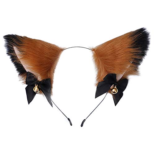 Cosplay Party Girl Girl Cat Cam Ohren Zubehör Prop für Headwear Furry Hair Clip Haarspangen Dutt von MianYaLi