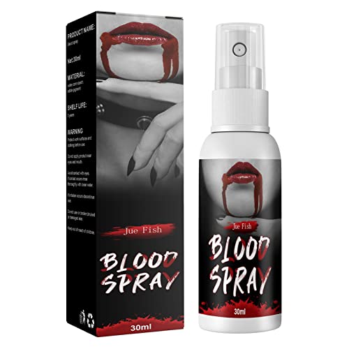 Gefälschtes Blut Spray Halloween Flüssiges Blut für Kleidung Makeup Dress Up Halloween Party Supplies 30ML Veranstaltungsstühle 100er Pack (Multicolor, One Size) von MianYaLi