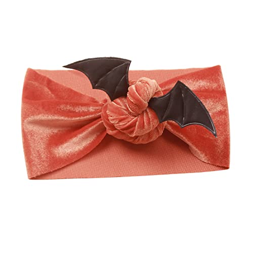 Kleinkind-Säuglings-Baby-Jungen-Mädchen-Stretch-Solid-Bowknot-Haarband-Kopfbedeckung-Halloween-Stirnband Haarschmuck Mädchen (A, One Size) von MianYaLi