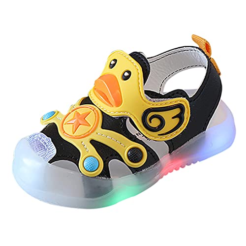 MianYaLi Babyschuhe Kinderschuhe Jungen Sandalen mit weichen Sohlen Kinder Strandschuhe Sandale Casual Cartoon Duck Schuhe Sandale von MianYaLi