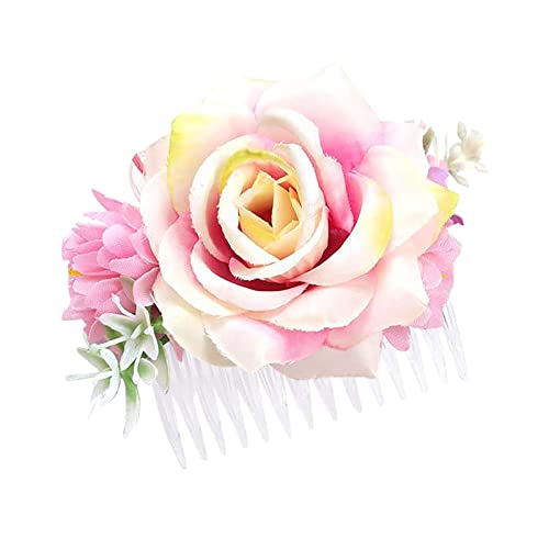 Nettes Haar Schöner Einsatz Simulation Blumenmädchen Clip Clip Haar Trimmingr Kamm Haarspange Smaragd Schmuck von MianYaLi