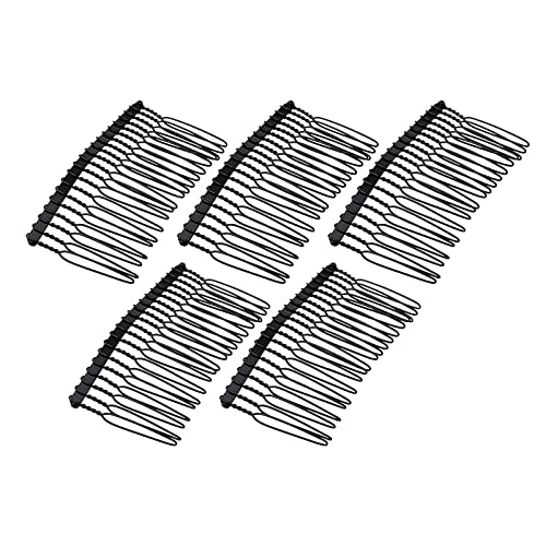 Tool Styling Hairstyle Fixing Hair Mini Comb Lady Holder Fixer Hairpin Hair clip Haarspangen Damen Schwarz Klein von MianYaLi