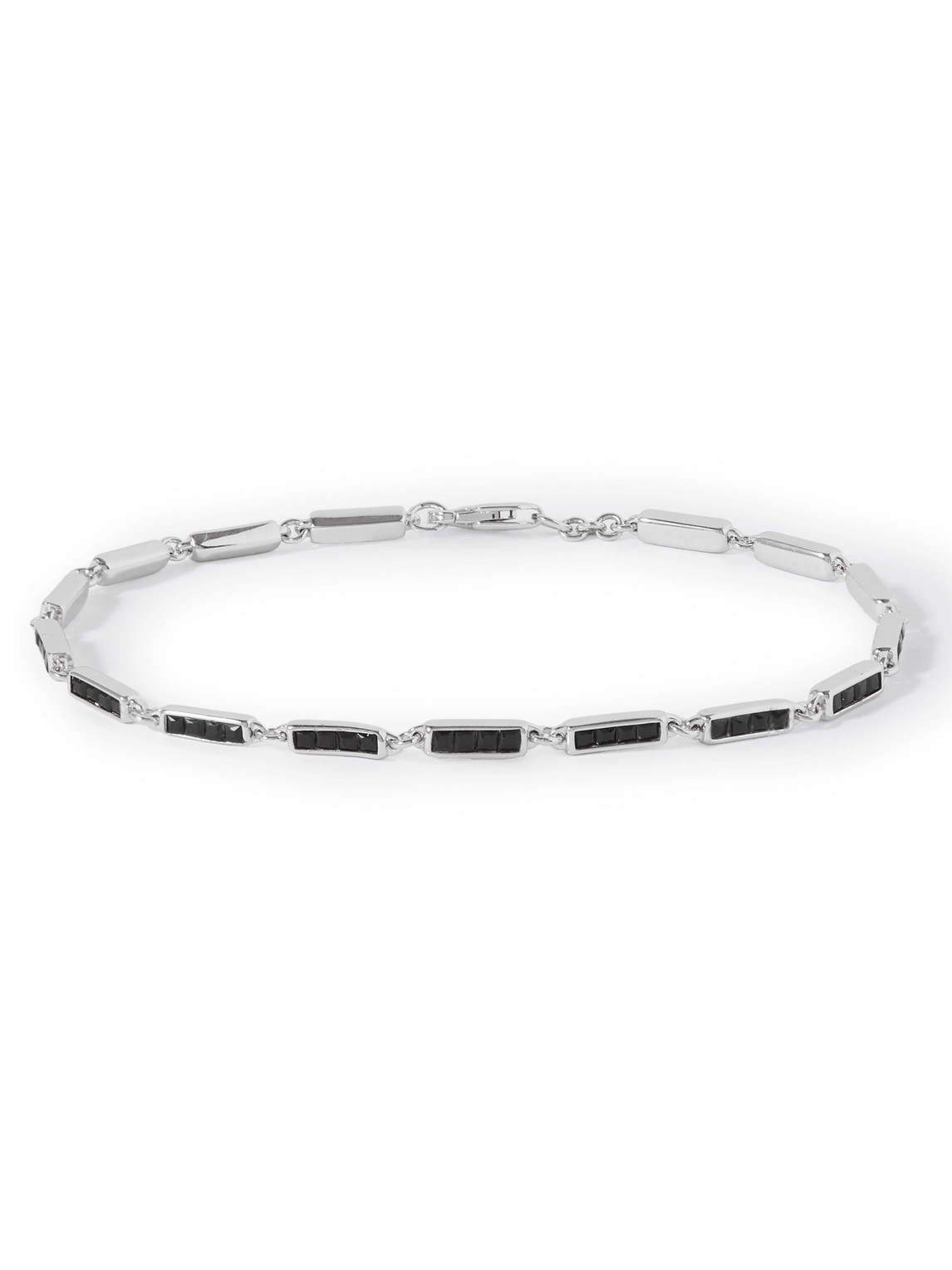 Miansai - Totem Silver Onyx Bracelet - Men - Silver - M von Miansai