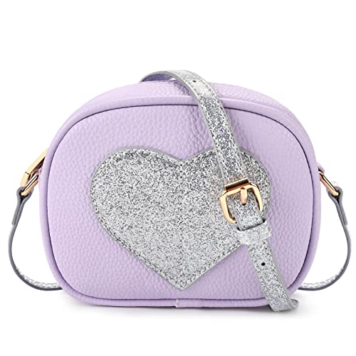 mibasies Kinder Geldbörse Kleinkind Geschenke für kleine Mädchen Crossbody Geldbörsen Geschenke, Violett, Small, 34 von Mibasies