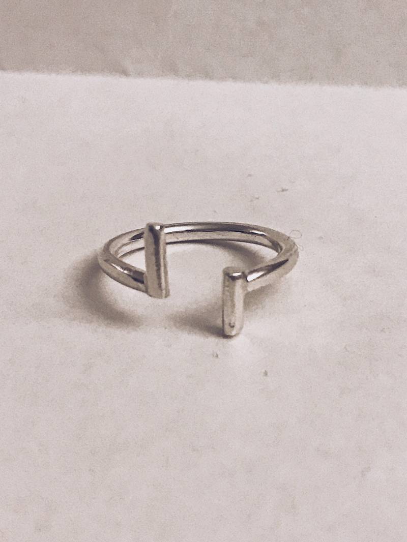 Split-stapelring, Nach Oben Und Unten, Einstellbar Split-stapelring, Nach Oben Und Unten, Einstellbar von MibbieJewelry