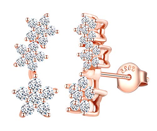 MicLee Damen Ohrringe 925 Sterling Silber Zirkonia Einfach Sternen Ohrstecker Ohrschmuck mit Geschenkbeutel,Super Weihnachten Geschenk MicLee Damen Ohrringe 925 Sterling Silber Zirkonia Einfach Sternen Ohrstecker Ohrschmuck mit Geschenkbeutel,Super Weihnachten Geschenk von MicLee