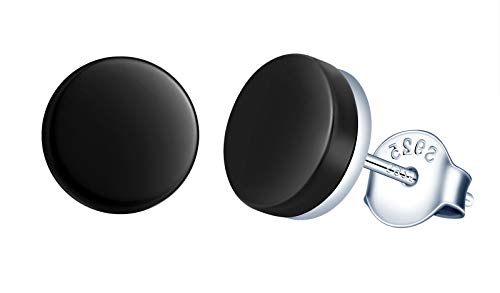 MicLee Damen Ohrringe Ohrstecker 925 Sterling Silber Sterling Einfach Schwarzer Onyx Geometrische Muster Ohrschmuck mit Geschenkbeutel,Super Weihnachten Geschenk MicLee Damen Ohrringe Ohrstecker 925 Sterling Silber Sterling Einfach Schwarzer Onyx Geometrische Muster Ohrschmuck mit Geschenkbeutel,Super Weihnachten Geschenk von MicLee