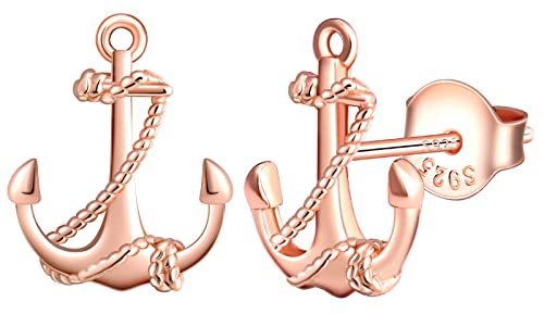 MicLee Ohrstecker 925 Sterling Silber Damen Einfach Anker Ohrringe Ohrschmuck mit Geschenkbeutel Super Weihnachten Geschenk MicLee Ohrstecker 925 Sterling Silber Damen Einfach Anker Ohrringe Ohrschmuck mit Geschenkbeutel Super Weihnachten Geschenk von MicLee