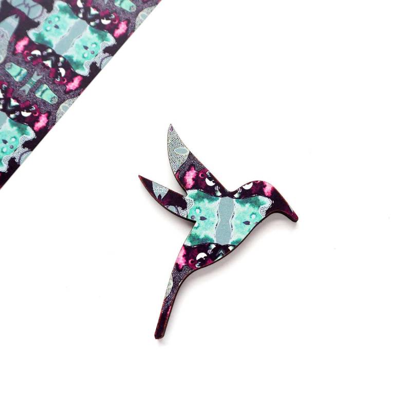 Blaue Kolibri Pin Brosche Blaue Kolibri Pin Brosche von MicaPeet