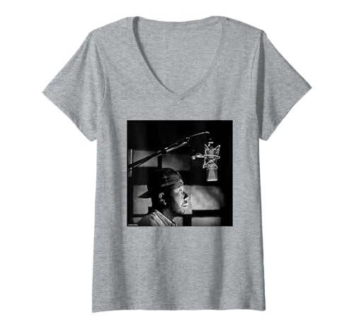 Damen Russell Simmons of Def Jam von Michael Grecco T-Shirt mit V-Ausschnitt von Michael Grecco Photography