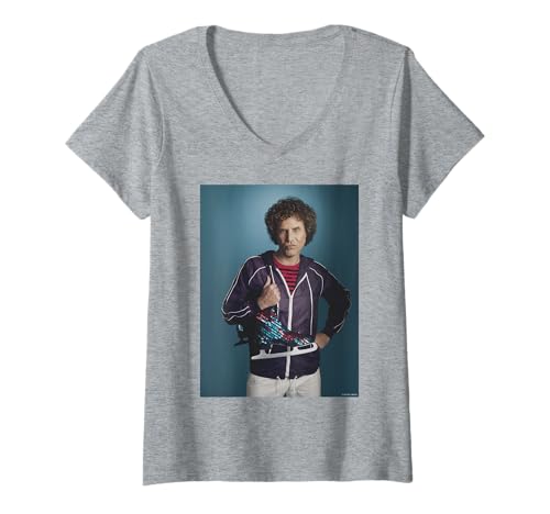 Damen Will Ferrell Blades Of Glory Skates von Michael Grecco T-Shirt mit V-Ausschnitt Damen Will Ferrell Blades Of Glory Skates von Michael Grecco T-Shirt mit V-Ausschnitt von Michael Grecco Photography
