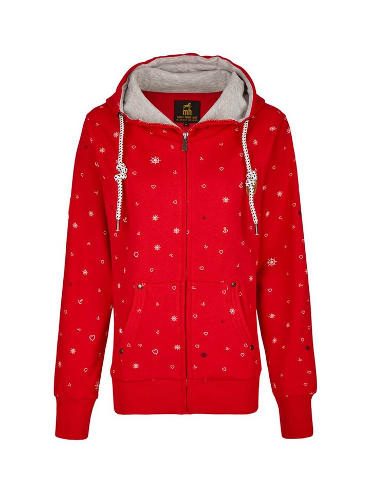 Michael Heinen Sweatjacke Damen maritim, modisch, bequem maritimes Design, bequem, weich von Michael Heinen