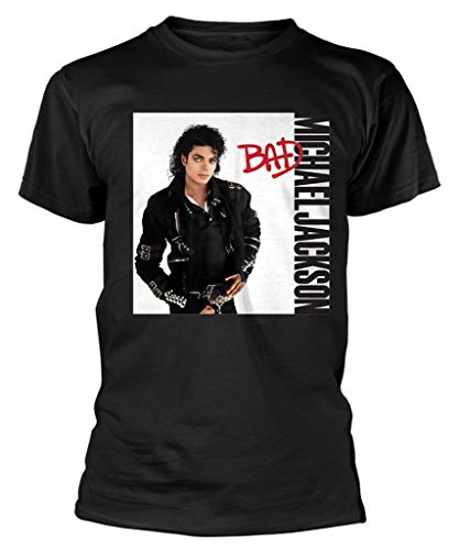 Michael Jackson T-Shirt Bad, Schwarz, schwarz, Mittel Michael Jackson T-Shirt Bad, Schwarz, schwarz, Mittel von Michael Jackson
