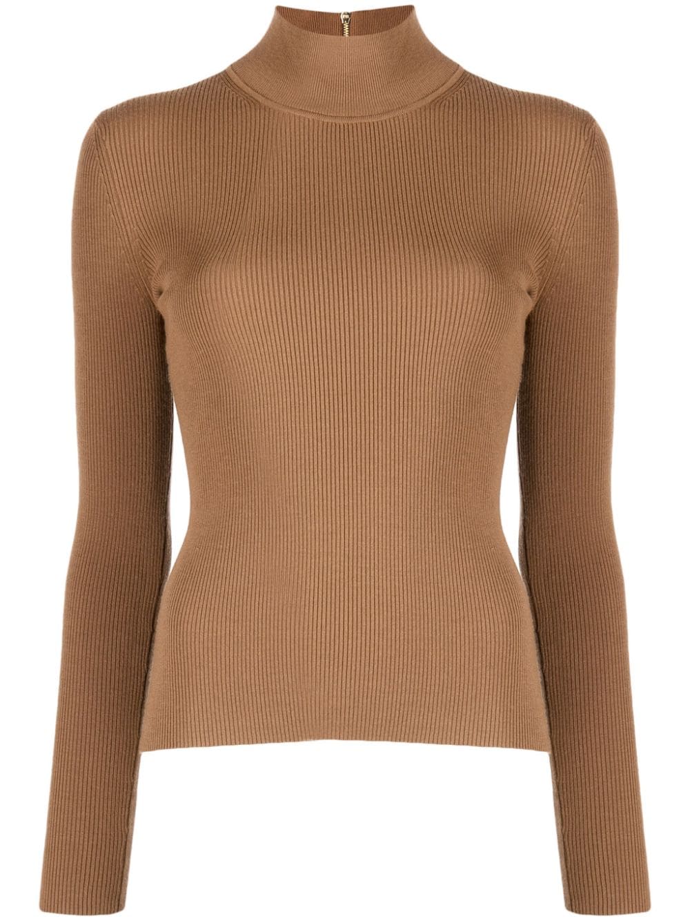 Michael Kors Collection Gerippter Cardigan - Braun von Michael Kors Collection