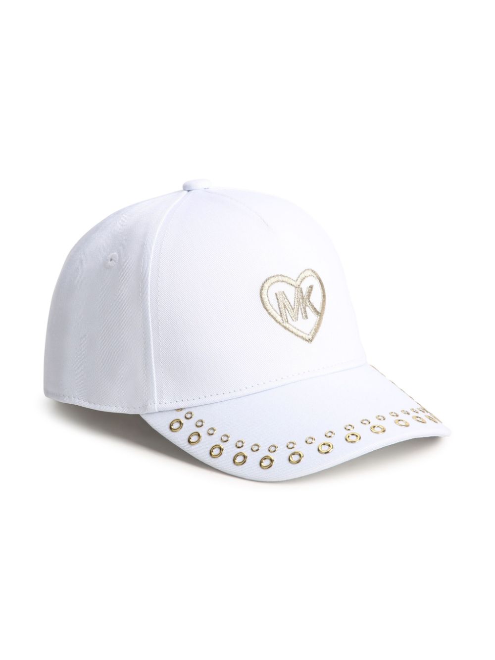 Michael Kors Kids Baseballkappe mit Logo-Stickerei - Weiß von Michael Kors Kids