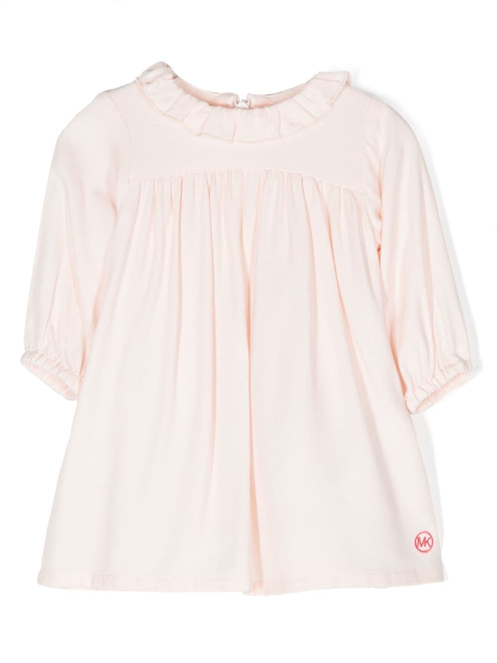 Michael Kors Kids Gerüschtes Kleid mit Stickerei - Rosa von Michael Kors Kids