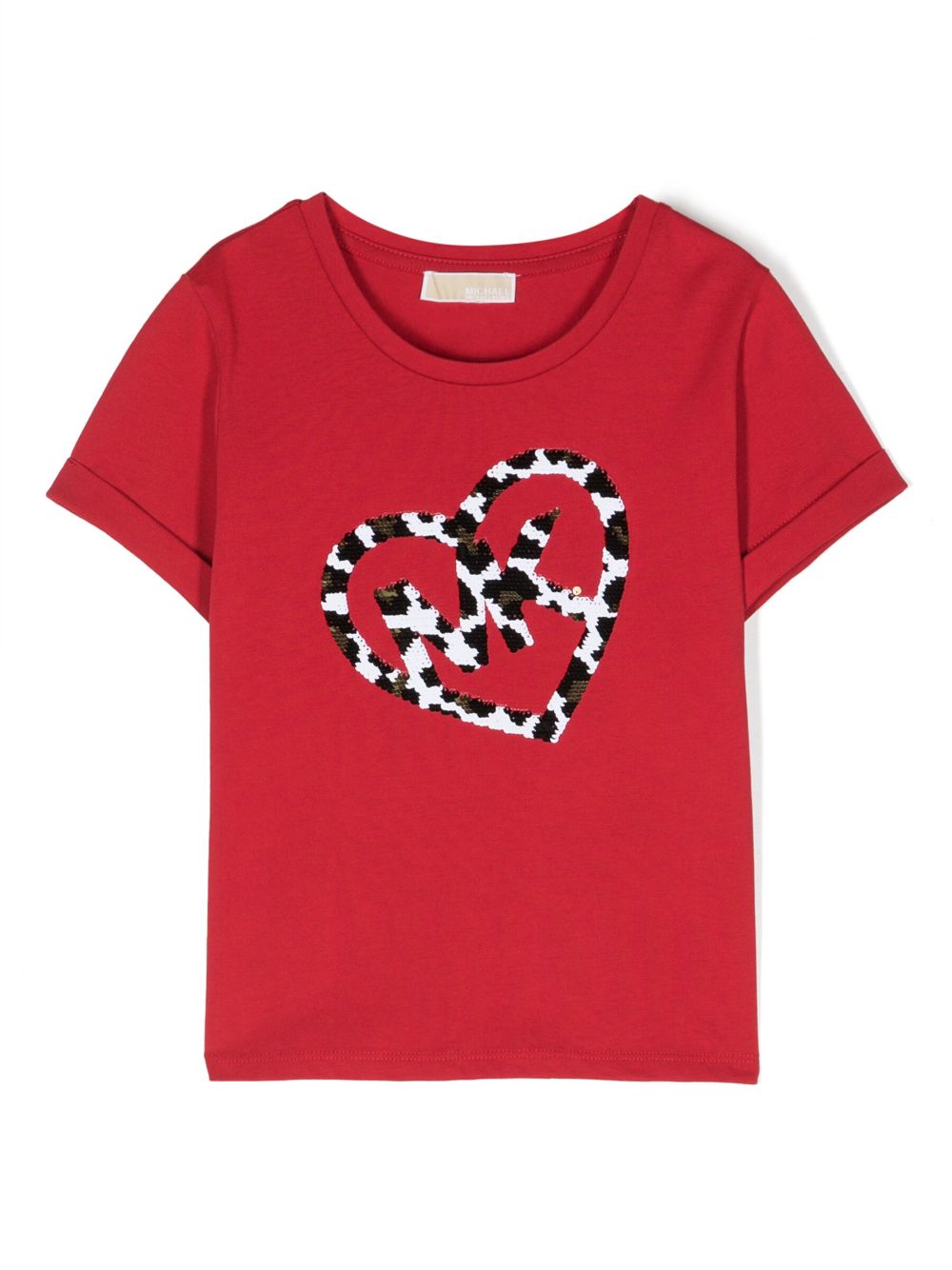 Michael Kors Kids Klassisches T-Shirt - Rot von Michael Kors Kids