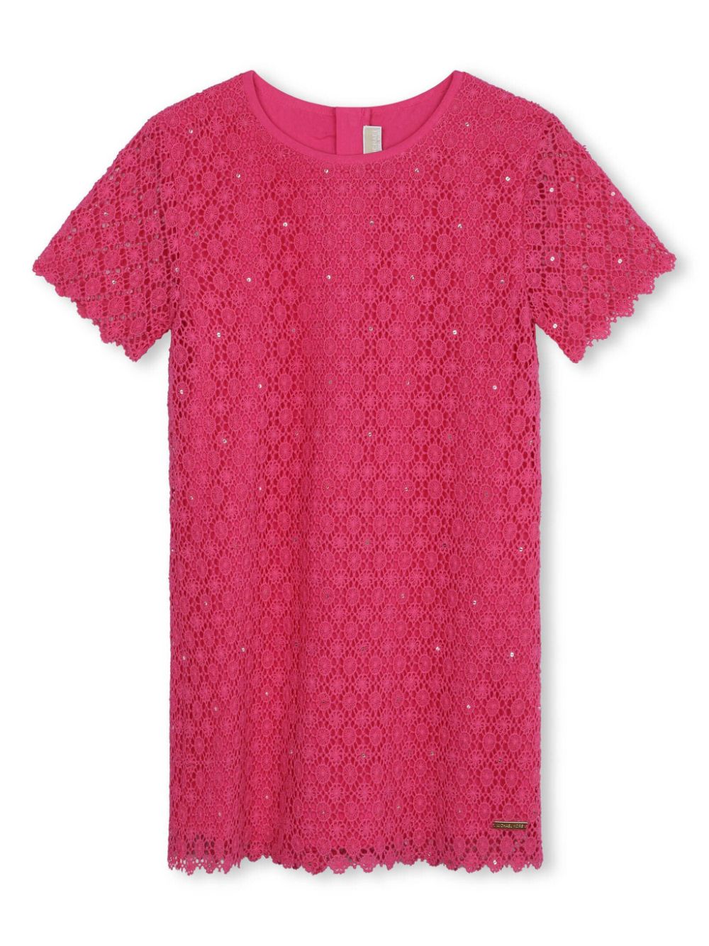 Michael Kors Kids Kleid mit Blumenspitze - Rosa von Michael Kors Kids