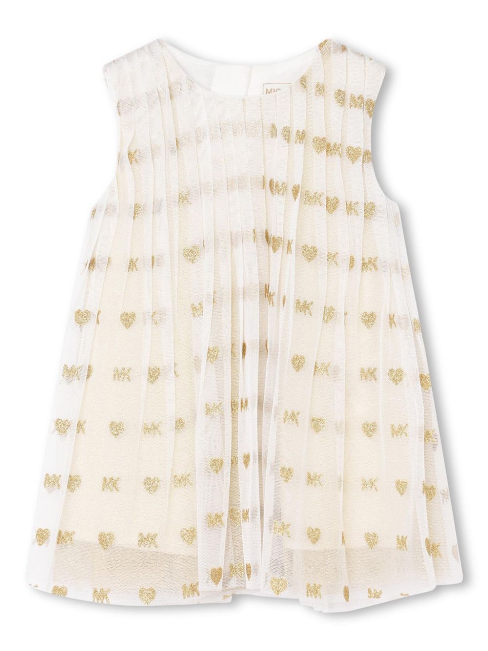 Michael Kors Kids Kleid mit Glitter-Detail - Nude von Michael Kors Kids