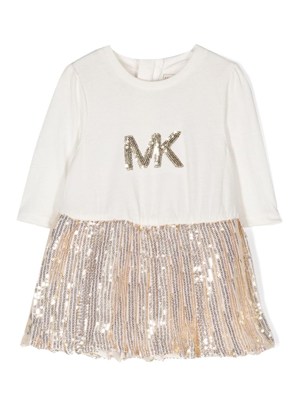 Michael Kors Kids Kleid mit Pailletten - Gold von Michael Kors Kids