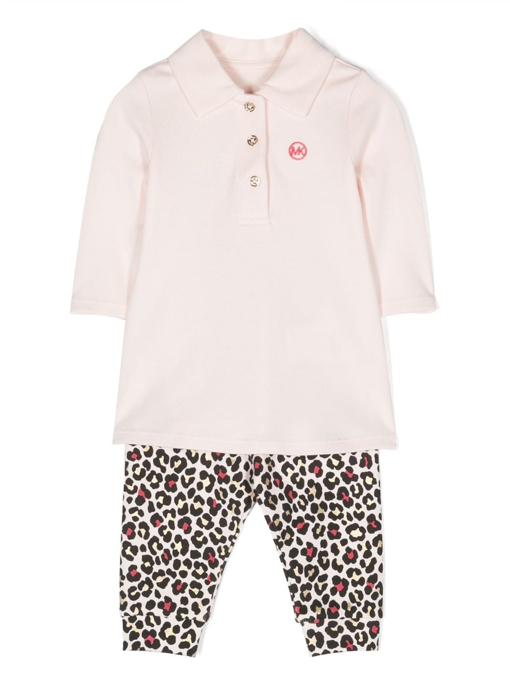 Michael Kors Kids Set aus Poloshirt und Hose - Rosa von Michael Kors Kids