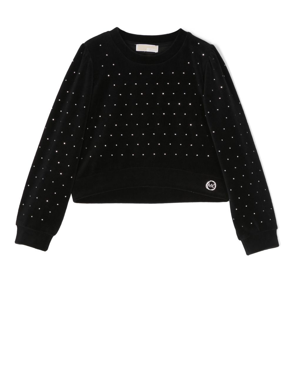 Michael Kors Kids Sweatshirt mit Kristallen - Schwarz von Michael Kors Kids