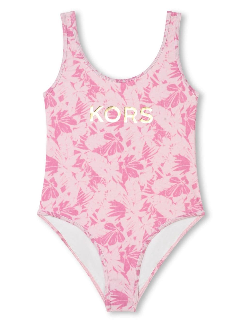 Michael Kors Kids Badeanzug mit Blumenmotiv - Rosa von Michael Kors Kids