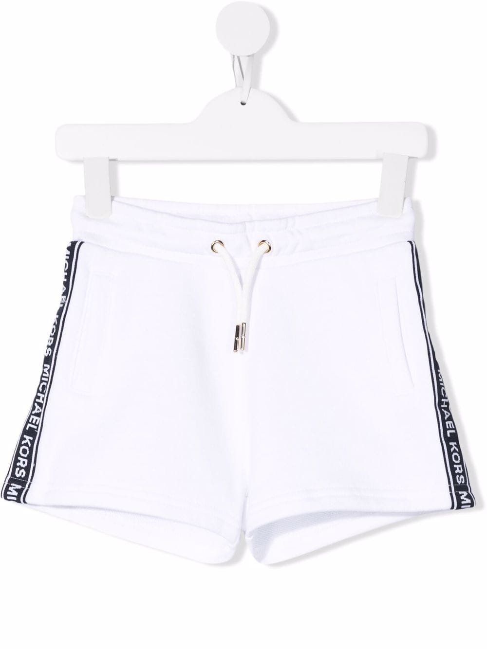 Michael Kors Kids Shorts mit Logo-Streifen - Weiß von Michael Kors Kids