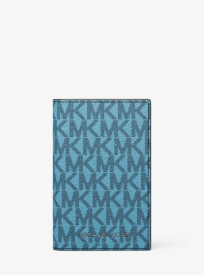 MK Bifold-Kartenetui Hudson Mit Logo - Blau - Michael Kors von Michael Kors Mens