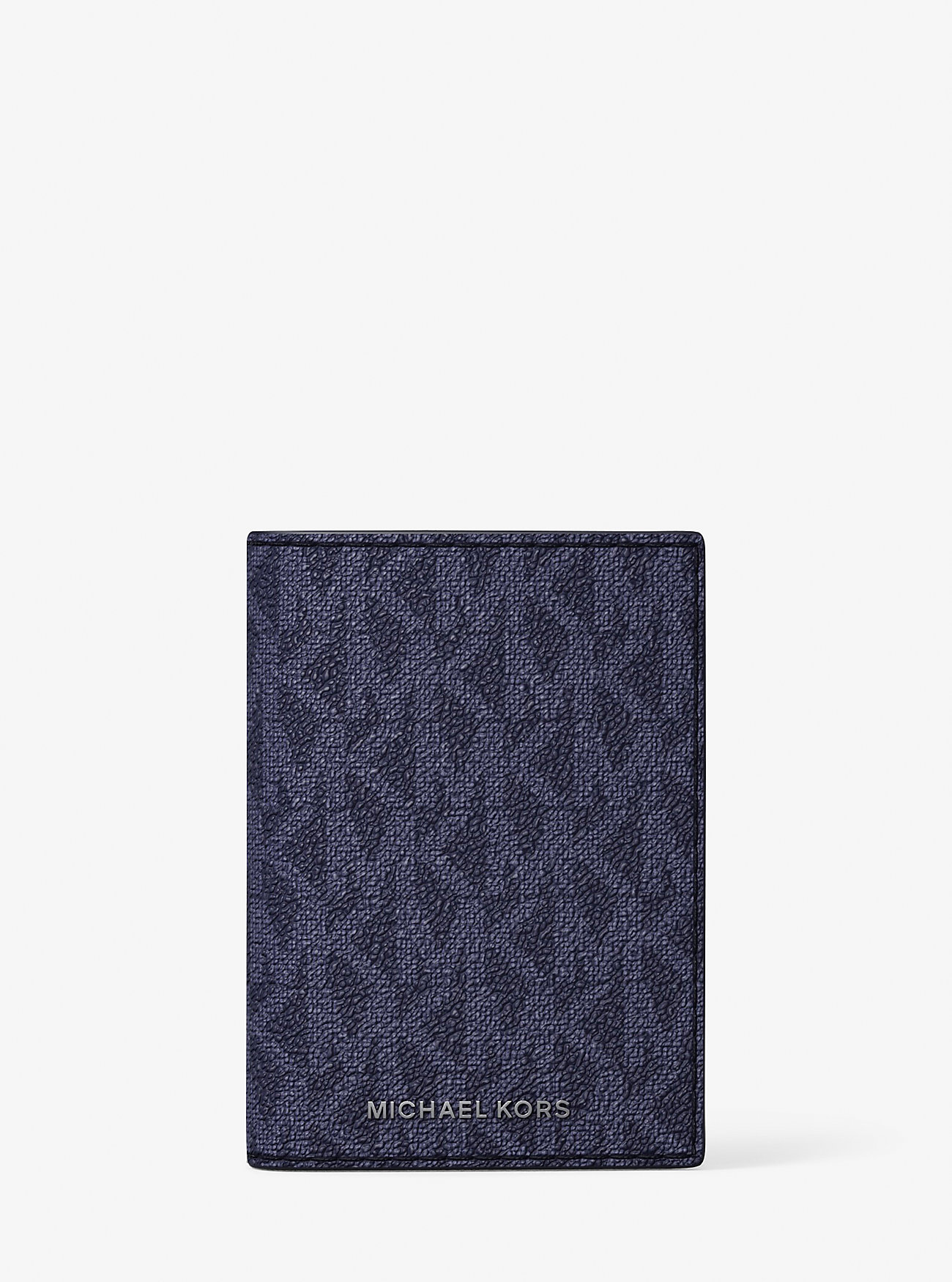 MK Bifold-Kartenetui Hudson Mit Signature-Logomuster - Blau - Michael Kors von Michael Kors Mens