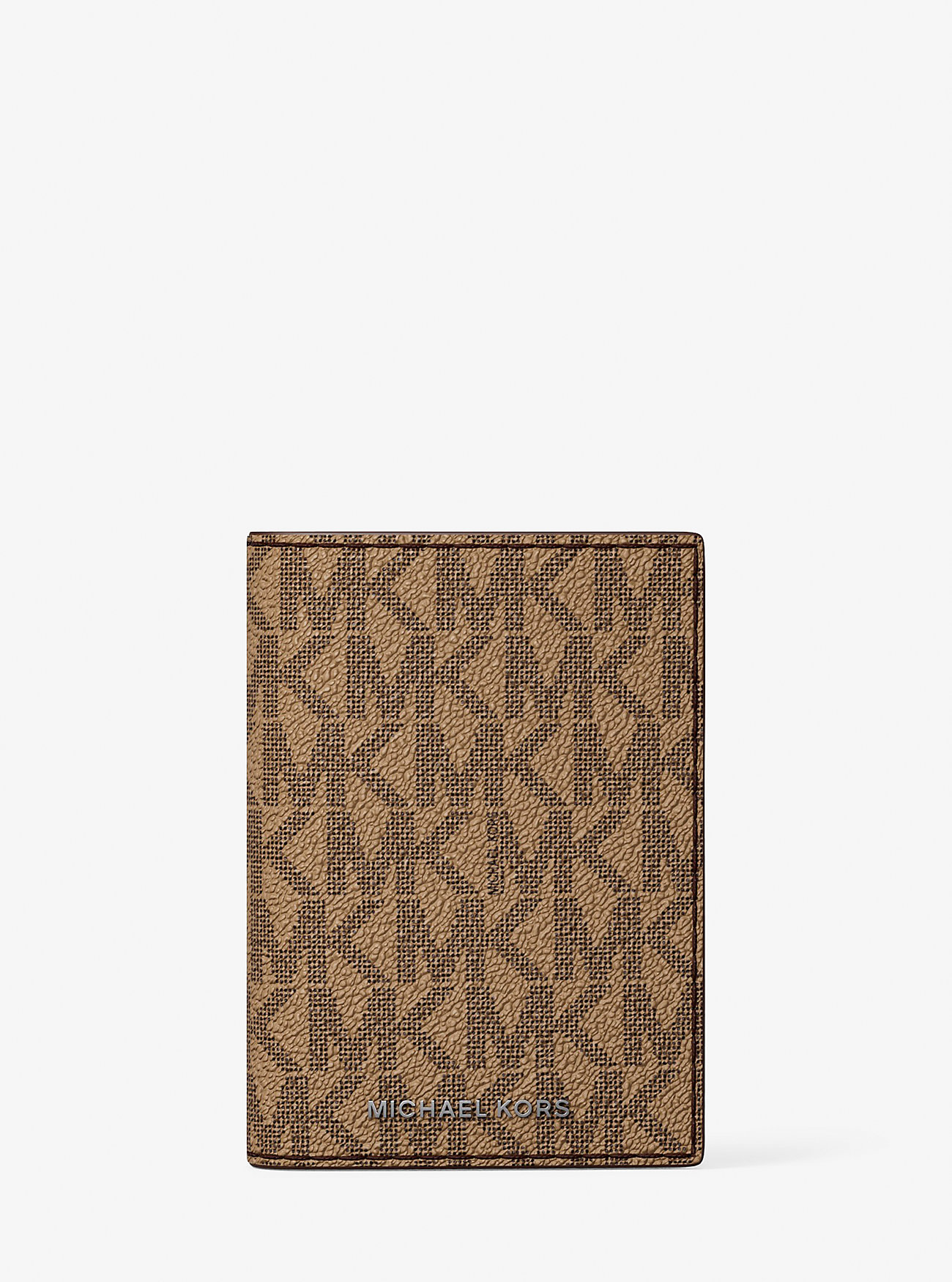 MK Bifold-Kartenetui Hudson Mit Signature-Logomuster - Natur - Michael Kors von Michael Kors Mens