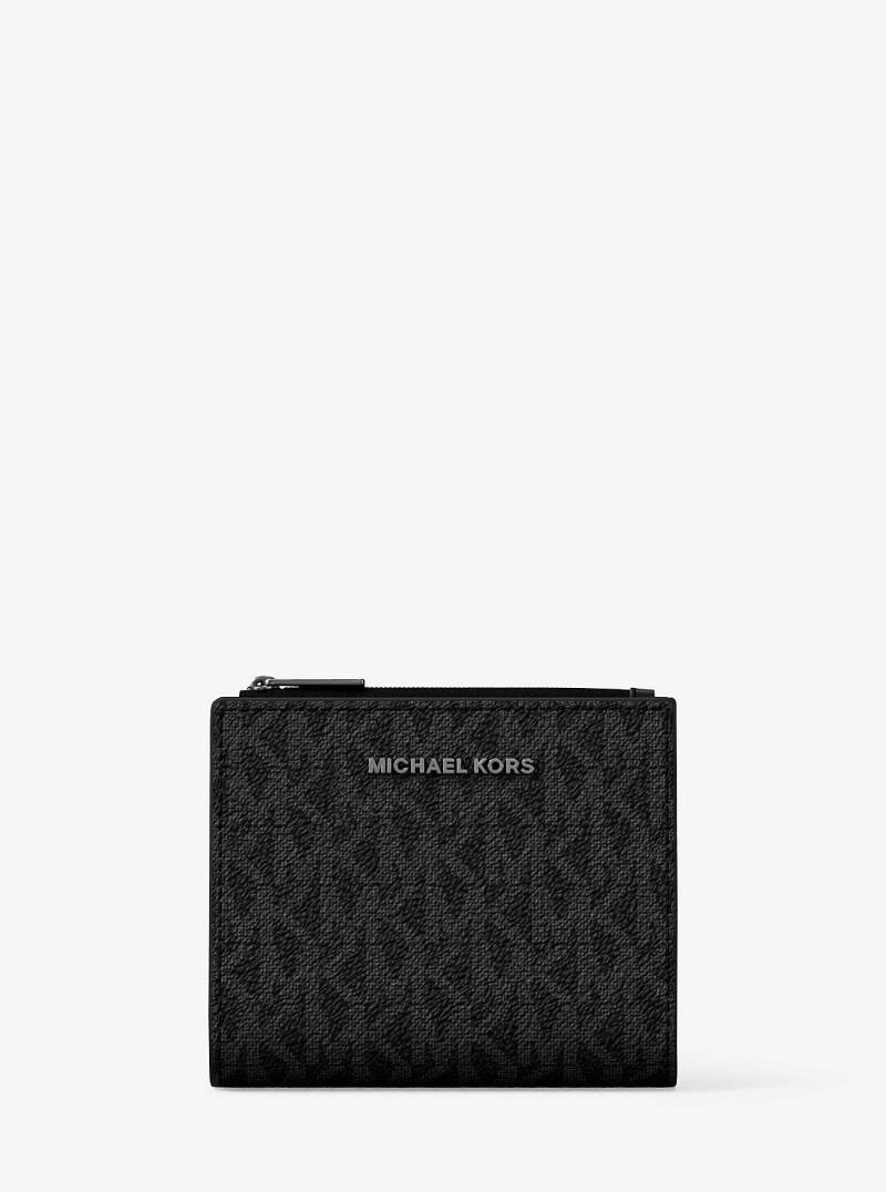MK Brieftasche Hudson Mit Signature-Logomuster - Schwarz - Michael Kors von Michael Kors Mens
