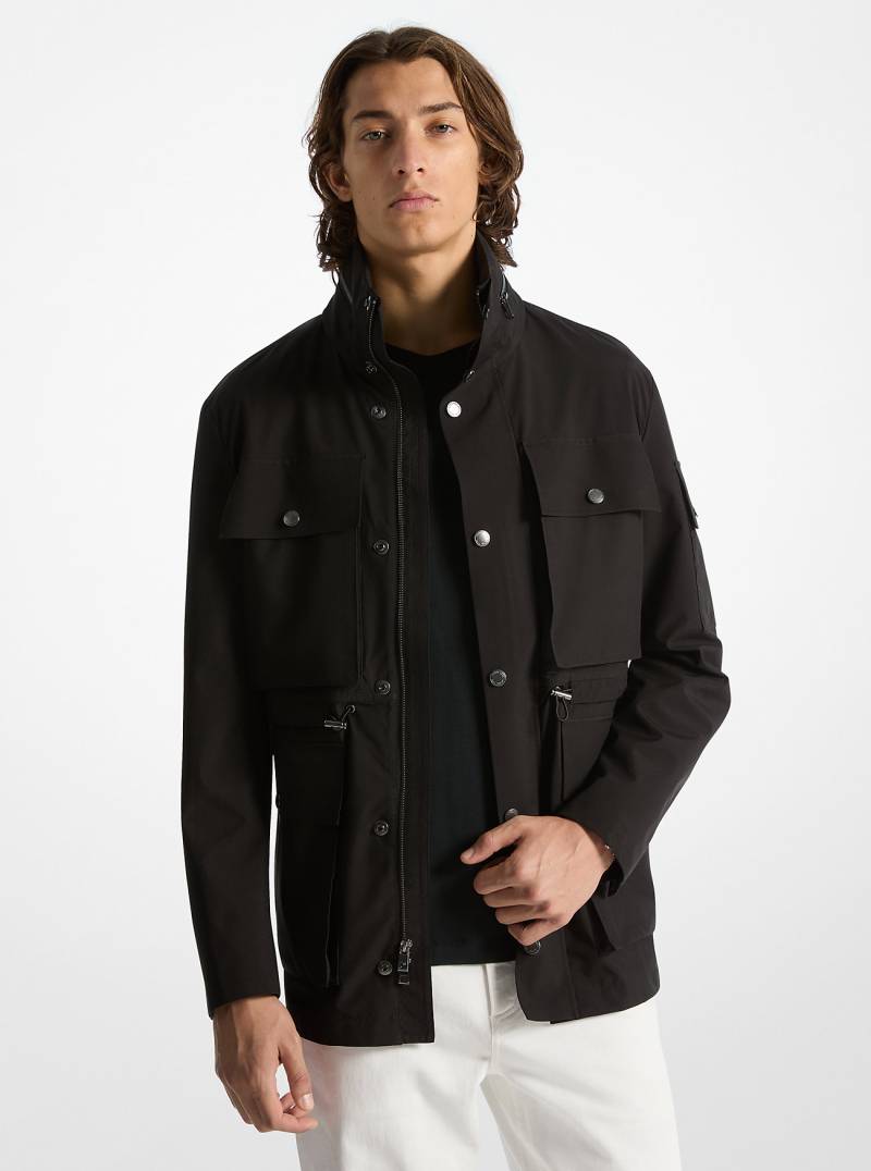 MK Gewebte Feldjacke - Schwarz - Michael Kors von Michael Kors Mens