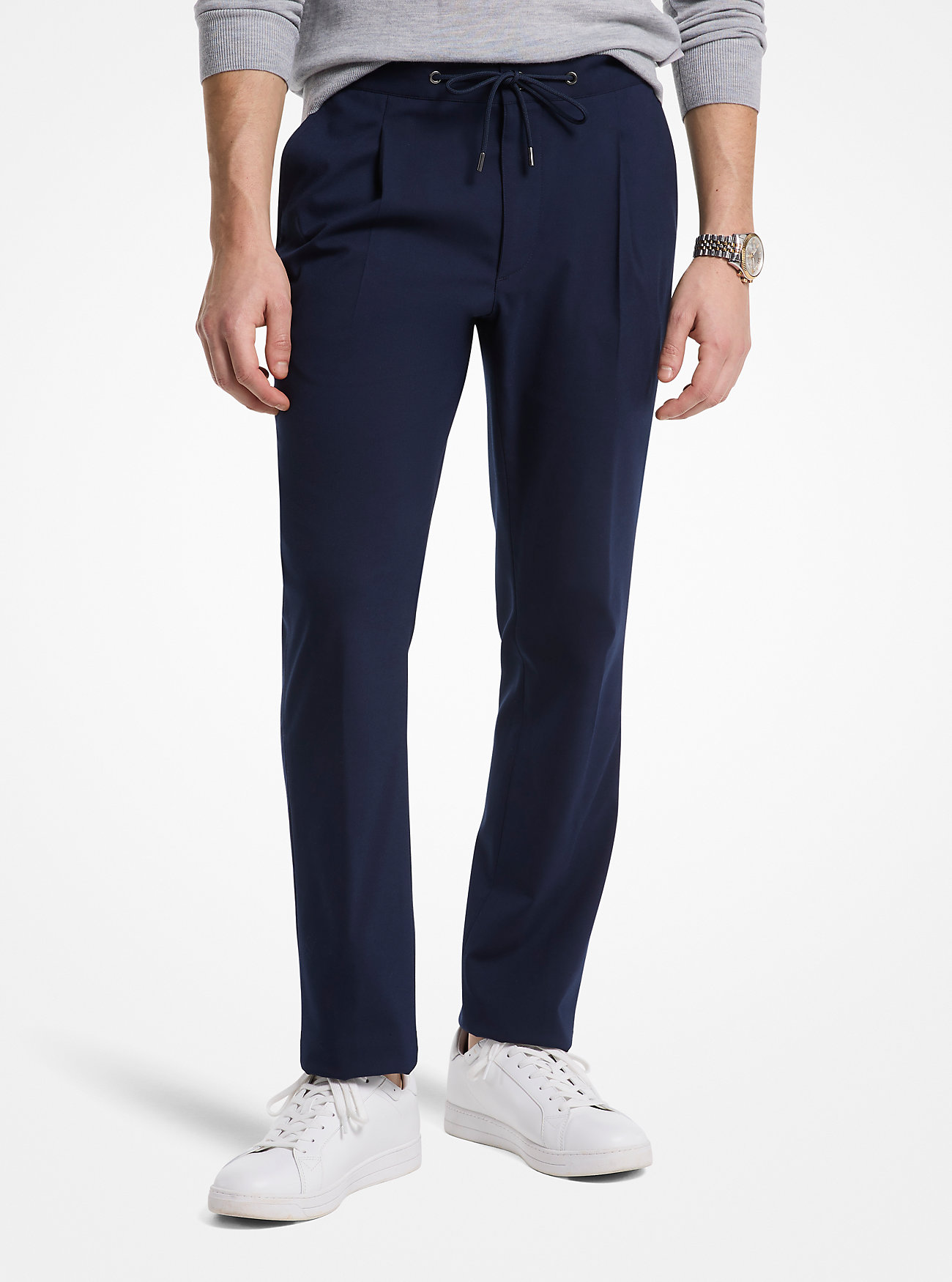 MK Gewebte Hose Mit Kordelzug - Blau - Michael Kors von Michael Kors Mens